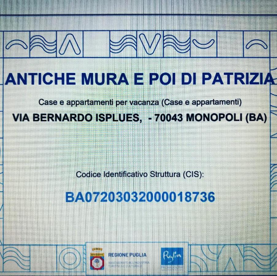 מונופולי Casa Vacanze Antiche Mura E Poi מראה חיצוני תמונה